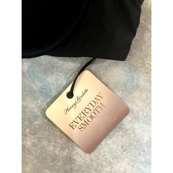 HONEY BIRDETTE Everyday Smooth Convertible Push Up Bra Black Strapless 30DD NWT - Picture 4 of 9